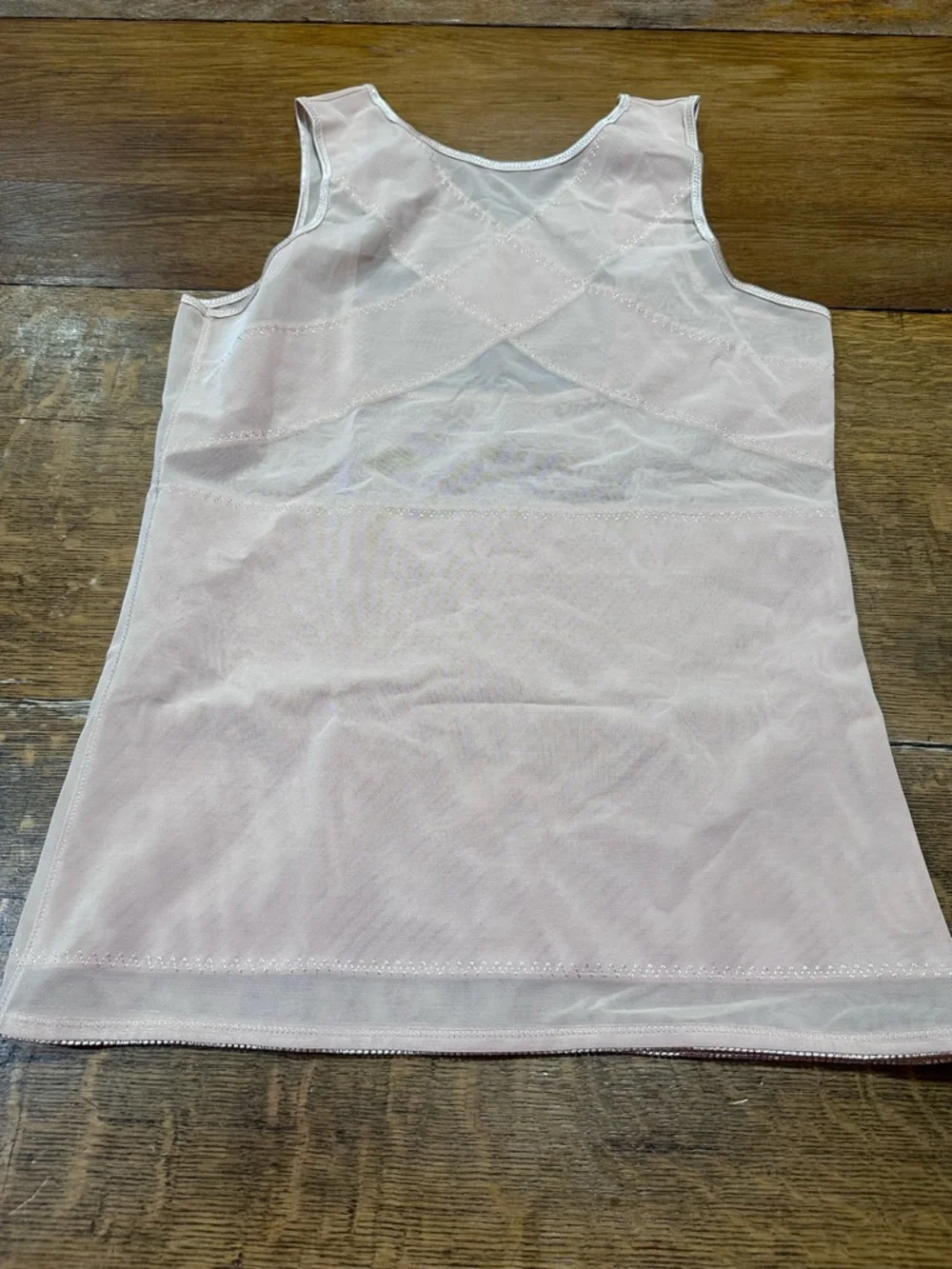 Kymaro Light Pink‎ Sheer Shaping Tank sz XXL